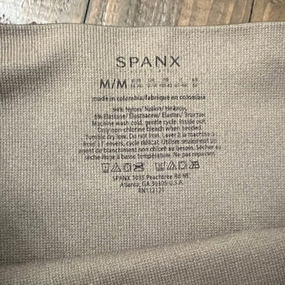 Spanx Look at Me Now Leggings Leopard Print Women's Size M - Picture 3 of 3